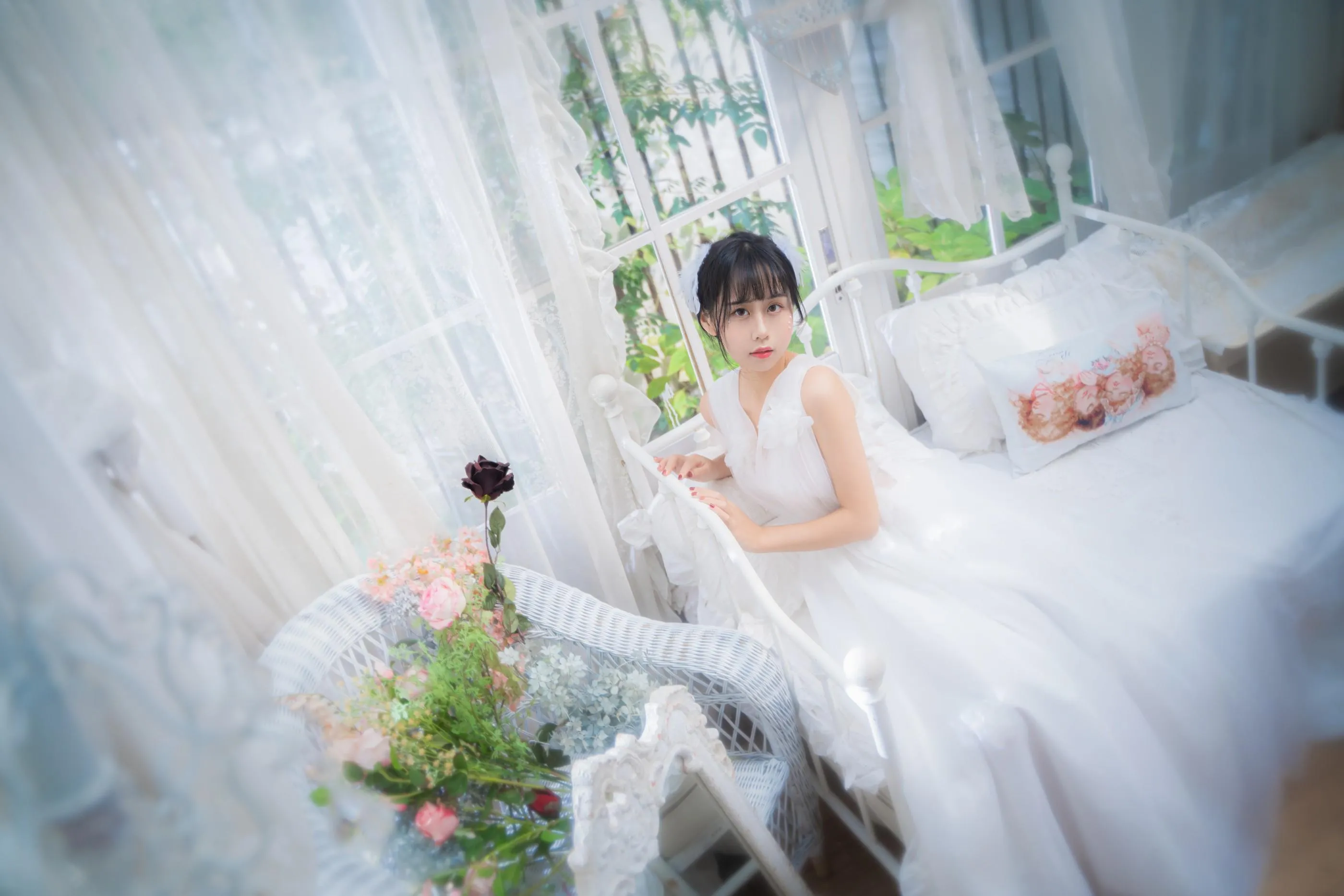 [艺图语] 2022.05.28 纯白花嫁 萌芽儿o0 [33P]插图6